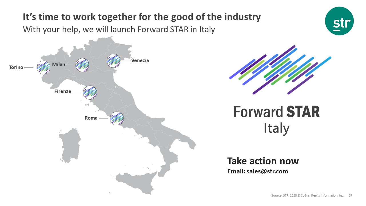Forward STAR participation in Italy