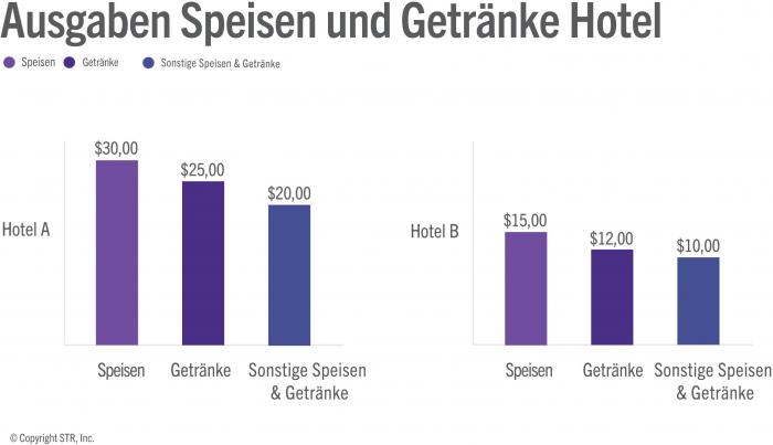 F&amp;B hotel expenses and their influence