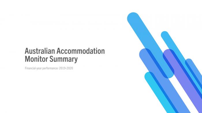 Australian Accommodation Monitor 2019-2020 report cover