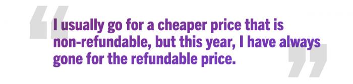 Price is still important but now too are refund policies