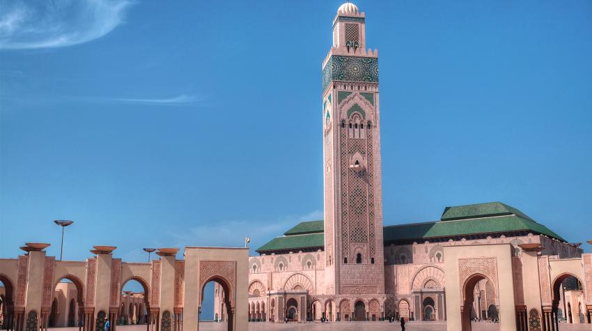 Casablanca Mosque at daytime