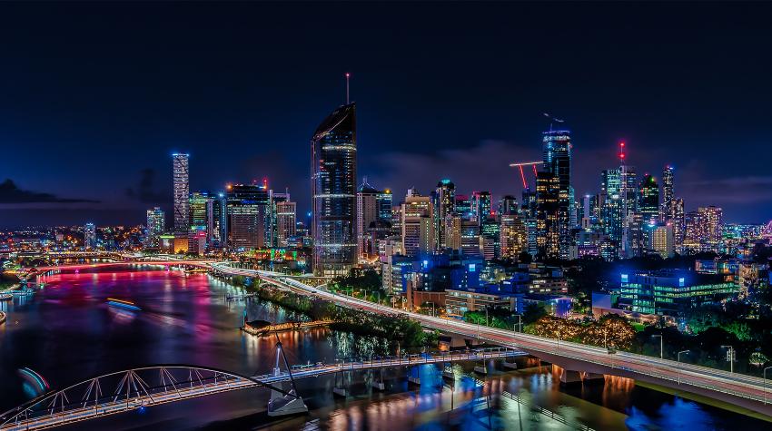 Brisbane Skyline by night