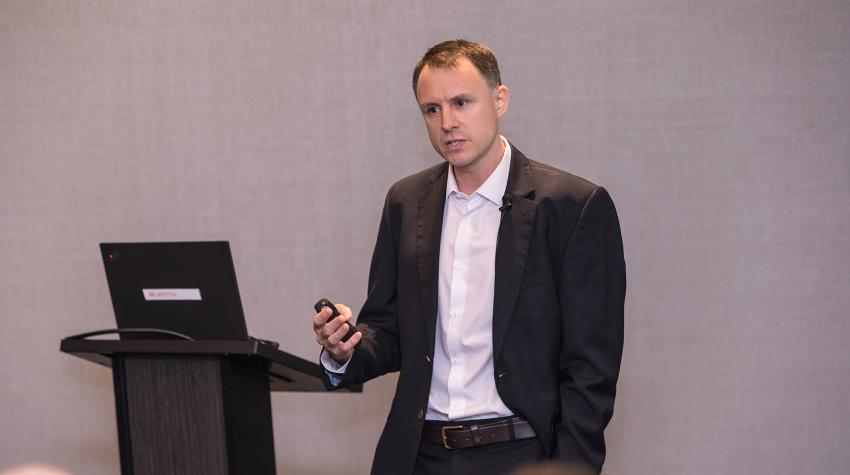 Sean Morgan Speaking at a Conference