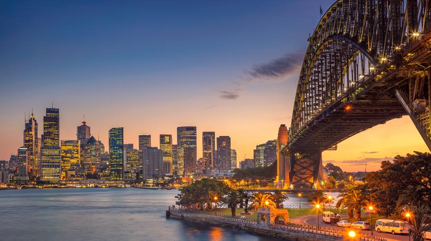 Sydney Skyline by Night