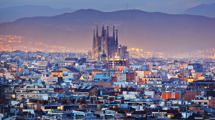 Barcelona by night