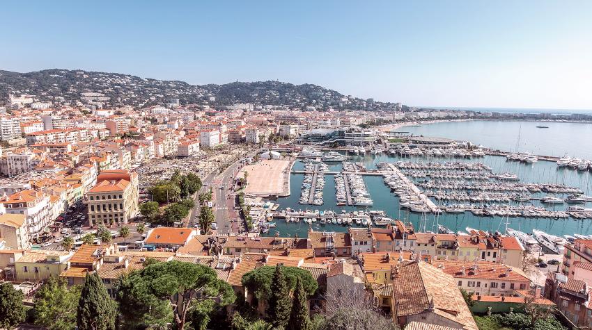 Cannes Harbor view