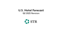  Overview of the U.S. hotel forecast assumptions - Q2 2025