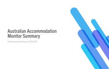 Australian Accommodation Monitor 2019-2020 report cover